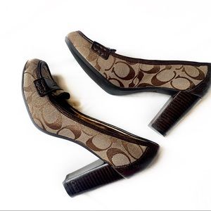 COACH heels, size 6